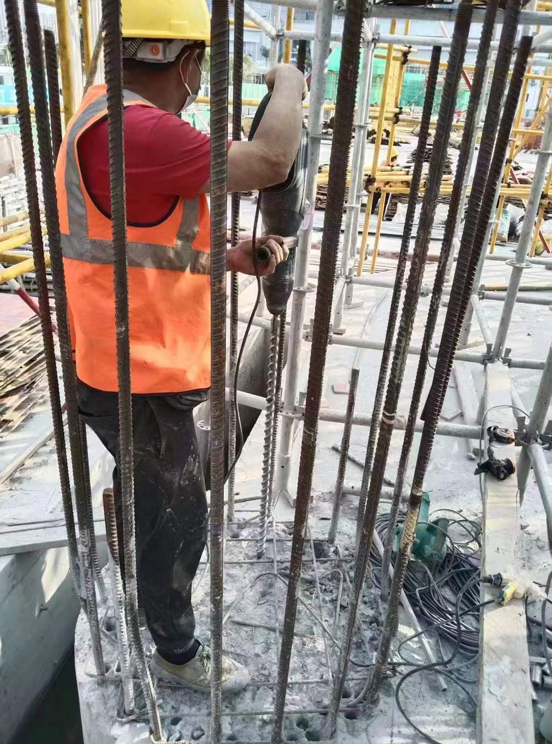 光坡镇增大截面法加固框架柱施工方案